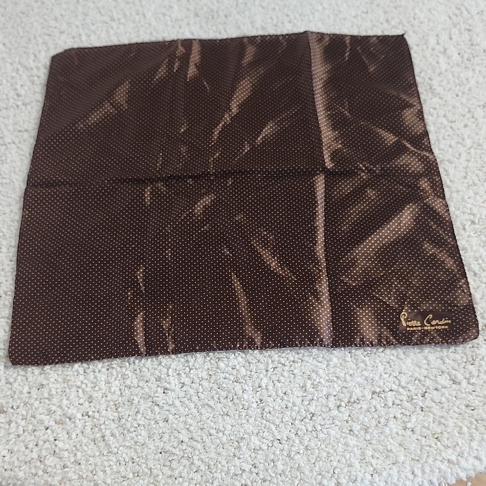 Pierre Cardin Chocolate Handkerchief